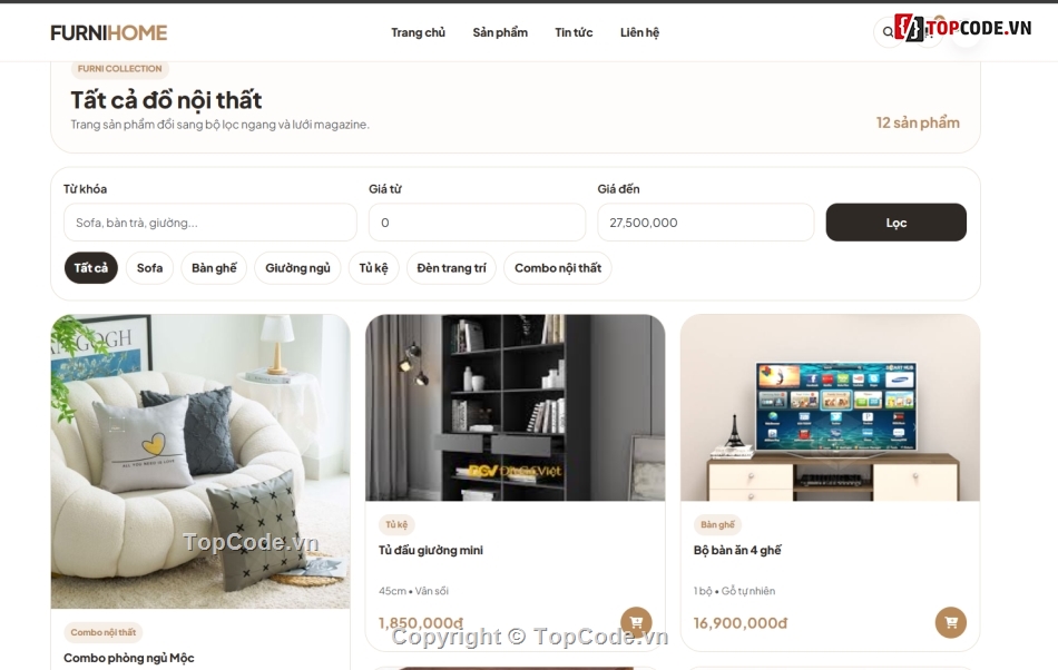 web nội thất,web đồ nội thất,web bán nội thất